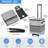 Ebern Designs 40L Picnic Tote Bag Cooler with wheels in Grey