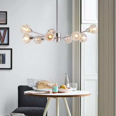 Lustre en cristal 9 lumières