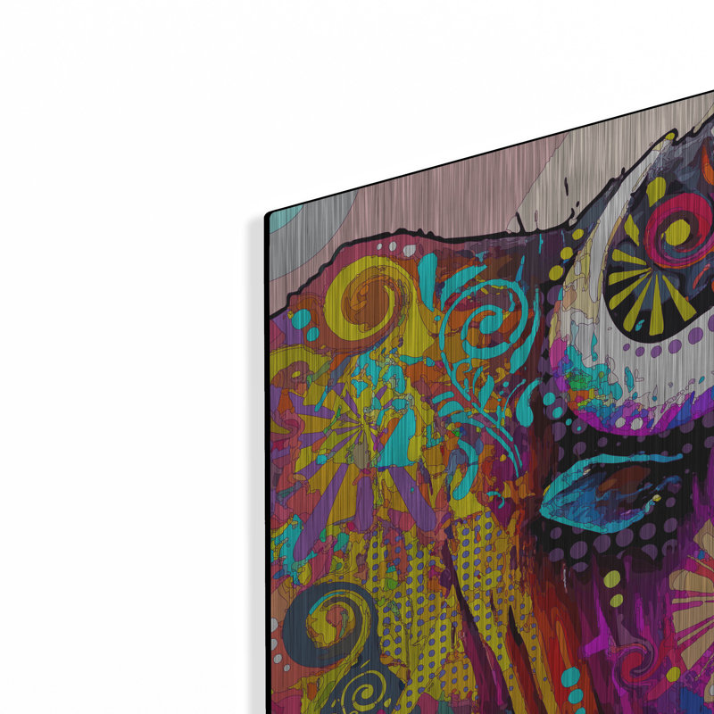 «The Profile Bison» par Dean Russo, H 24 po x l 24 po