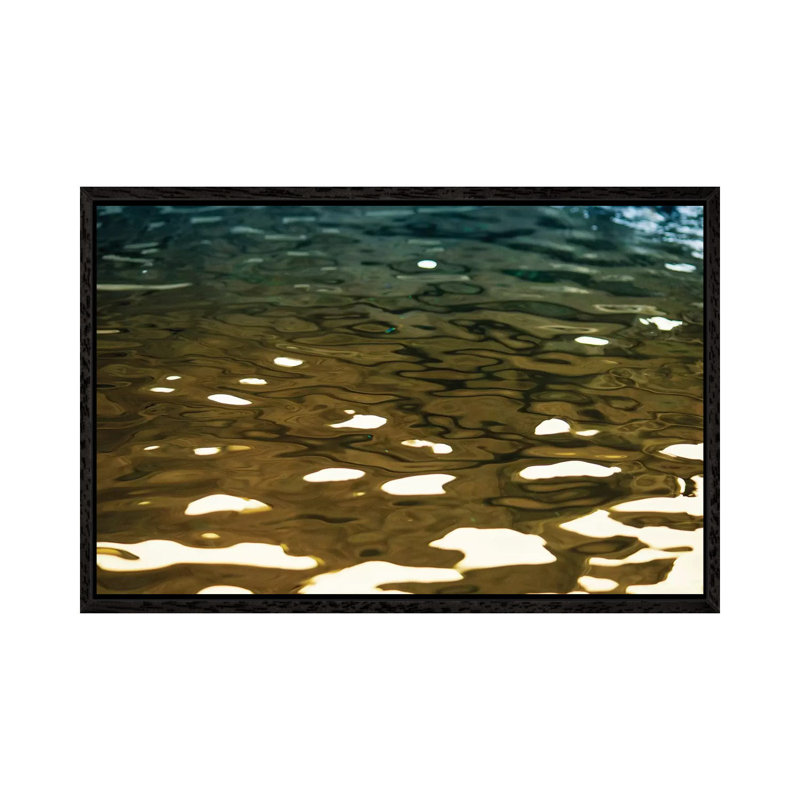 Golden Reflections by Savanah Plank - Gallery-Wrapped Canvas Giclée on Canvas, 152.5 cm H x 101.5 cm W, Black Framed
