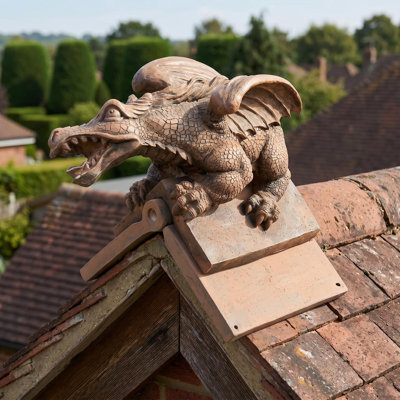 Apex The Winged Dragon Roof Cresting Statue