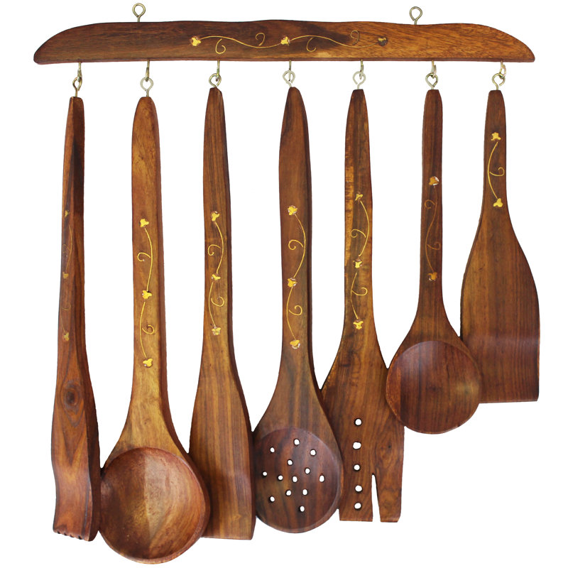 Agustina Handmade Traditional Food & Beverage Wall Decor on Solid Wood