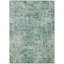 Tapis bleu sarcelle lavable à la machine intérieur / extérieur Xhevrie-111946796