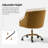 Doreen Velvet Hand-Curated Task Chair-92611834