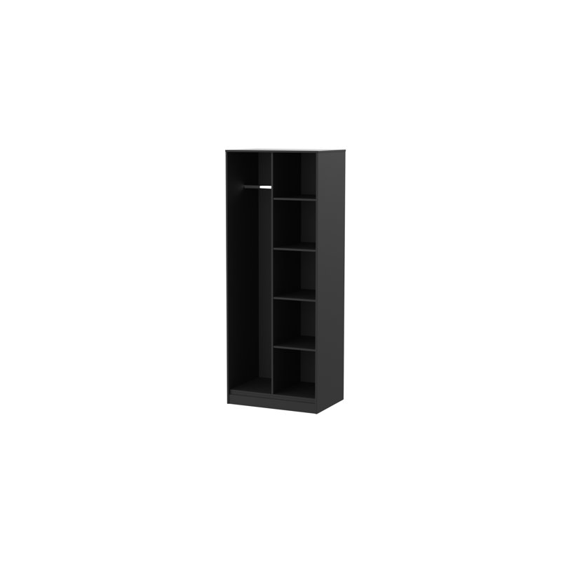 Fully Assembled Foua Bookcase, Black