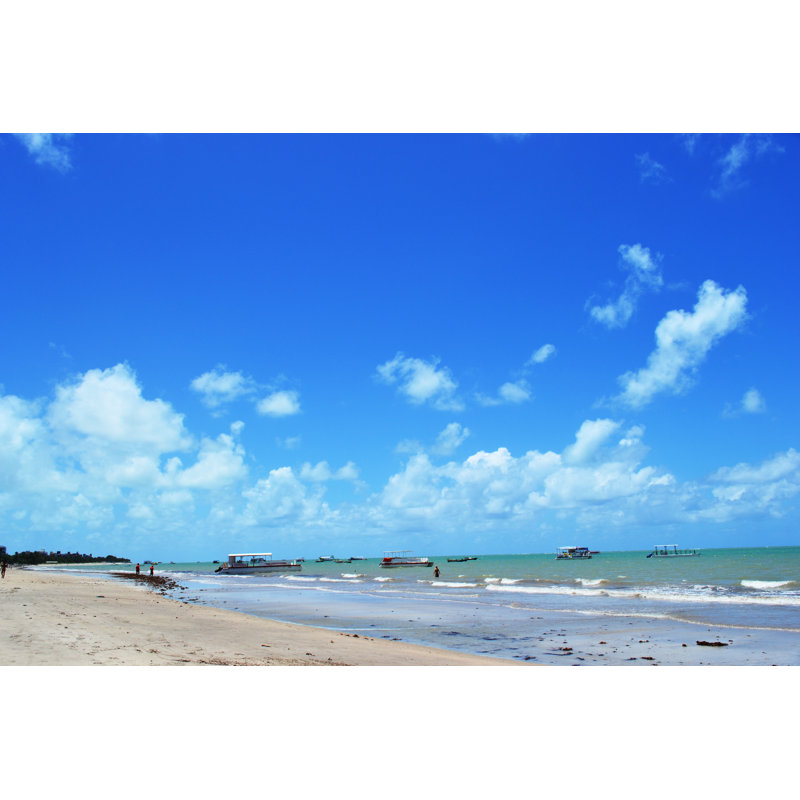 Beach Joã£O Pessoa - Wrapped Canvas Print, 20cm H x 30cm W x 3.8cm D