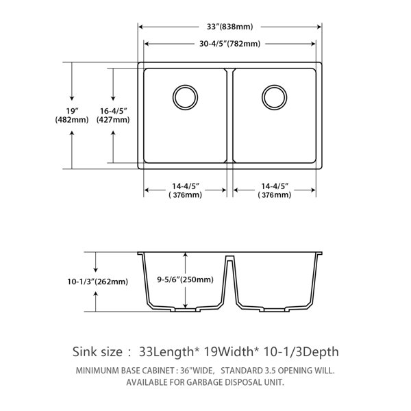 Dimensions du produit