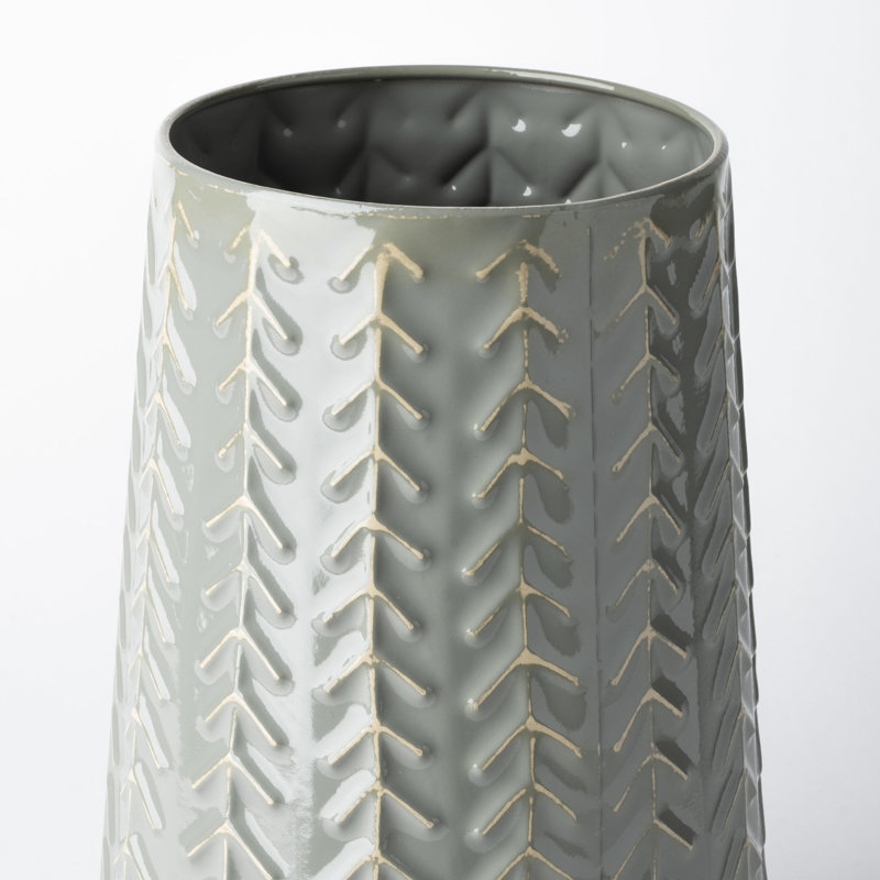 Ceramic / Porcelain Table Vase, Grey
