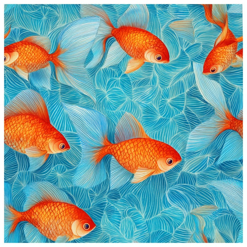 Édredon Goldfish, Très grand lit