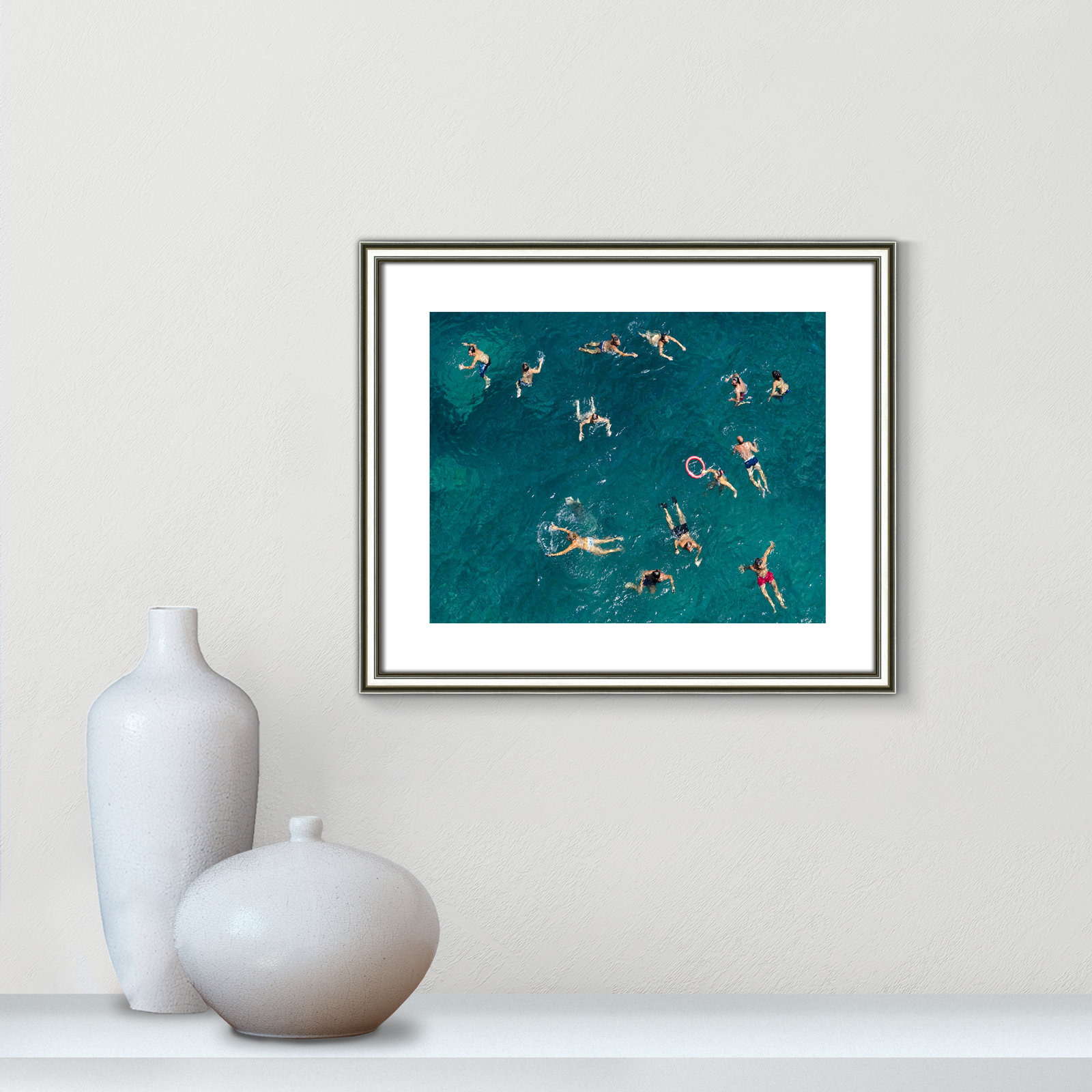 Tonti - Photograph Print, Silver Framed Paper, 16" H x 19" W x 0.88" D