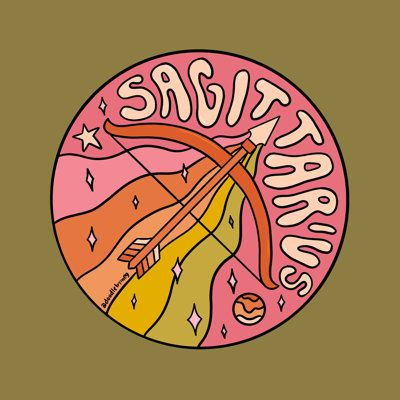 " Doodle By Meg 2020 Sagittarius "