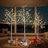 Christmas Tree with Warm Lighted
