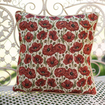 Cushion Cover-Poppy