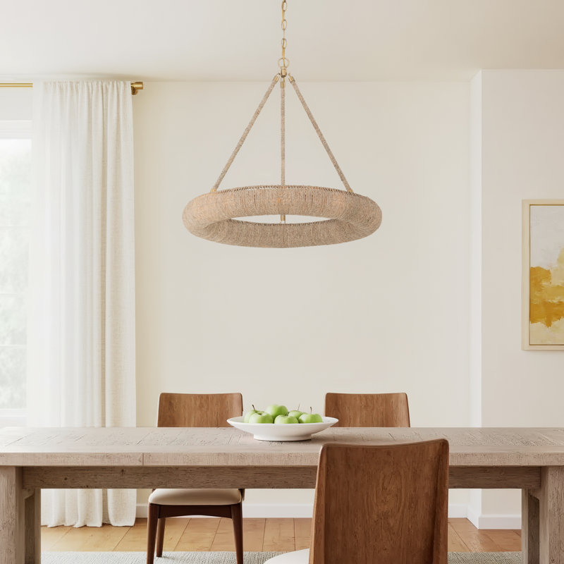 Roxanne Wagon Wheel Chandelier, 100" H x 24" W x 24" D