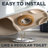Easley FLUSH GUARD with Overflow Protection 2-Piece 1.28 GPF Single Flush Elongated Toilet in White