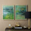 Impression encadrée Peaceful Diptych I-Premium - prêt à être accroché - pas de clous requis - pas de clous requis-83761583-83761577