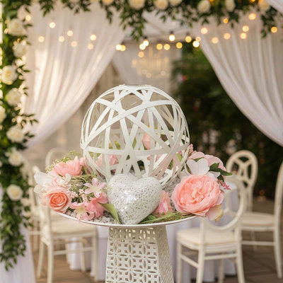Rose Flower Vine, Peony Flowers, Centre Flower Decoration, 6Ft Length, Floral Garland For Wedding Decor Home Table Runner Mantle Decoration
