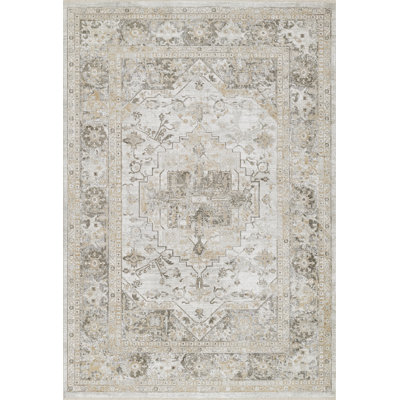 Tapis oriental beige / vert Pannie