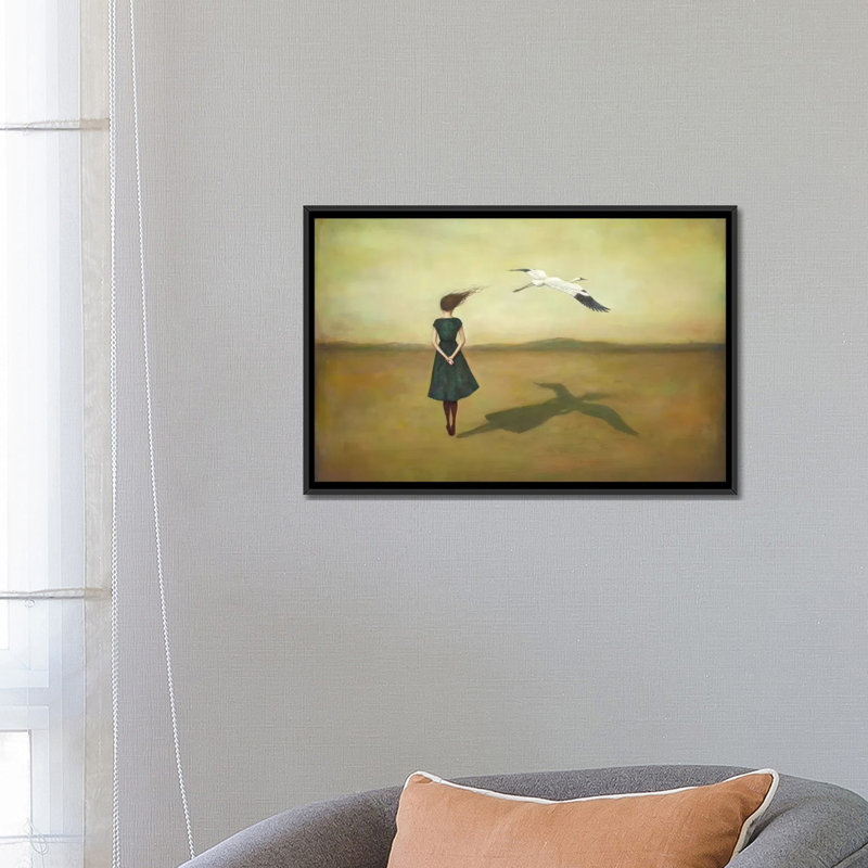 «Escapism» par Duy Huynh - reproduction d'art sur toile tendue, H 18 po x l 26 po x P 1,5 po, Toile encadrée noire