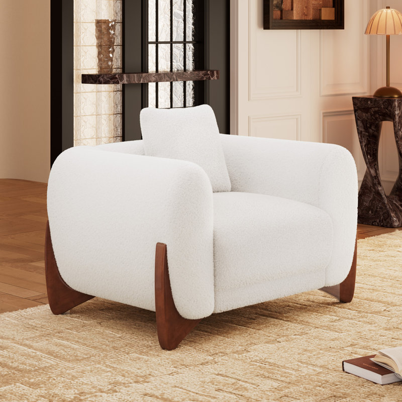 Ensemble de salon 3 pièces Modern Boucle, Beige