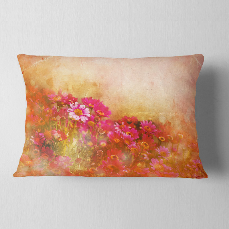 Coussin lombaire à ressorts floral magnifique