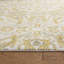 Tapis ivoire et doré damassé Adie-763462080