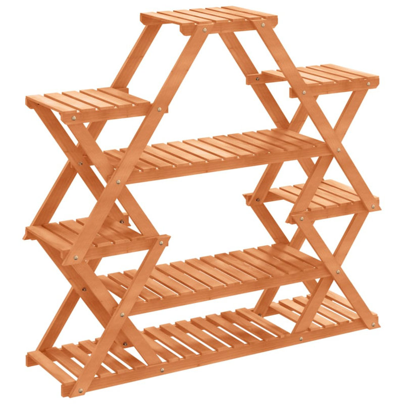 Ashelman Wood Plant Stand, Brown