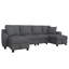 4 Seater Chenille Sofa-728339497