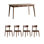 High quality solid wood table set