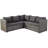 Berneta Wicker 150 - Person Garden Lounge Set with Cushions