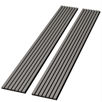 Panneaux muraux acoustiques en bois 106 po L x 12,6 po l, panneaux décoratifs insonorisants pour murs et plafonds, panneaux muraux en bois à lattes 3D