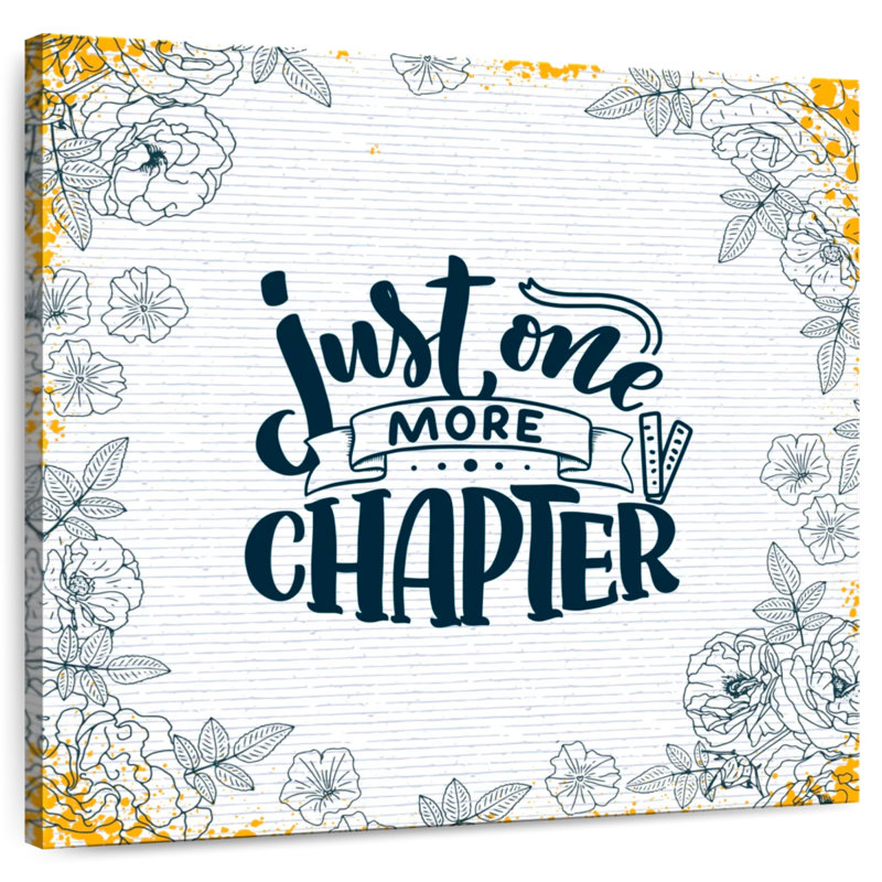 Senne Just One More Chapter, 10" H x 10" W