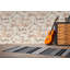 Bricks and More Collection Red/White Distressed Industrial Brick Wallpaper Roll