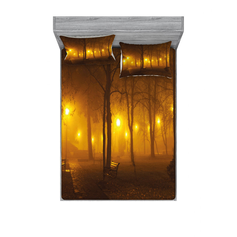 Ensemble de draps en soirée, Ensemble de drap pour grand lit avec drap-housse