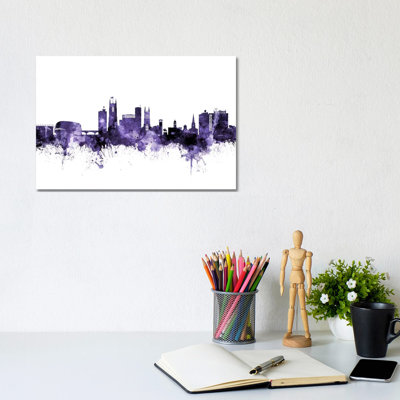 Derby, England Skyline by Michael Tompsett - Wrapped Canvas Gallery-Wrapped Canvas Giclée