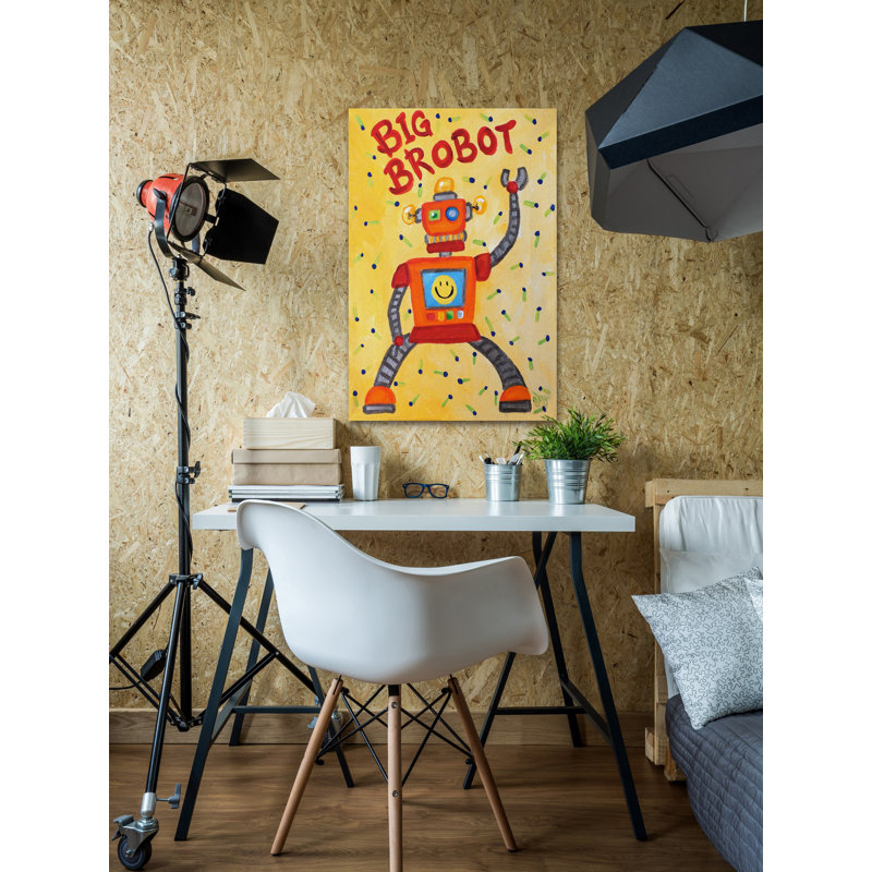«Big Brobot», reproduction sur toile tendue, H 60 po x l 40po x P 1,5 po
