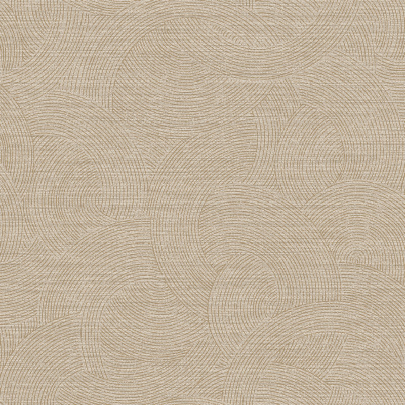 Papier peint géométrique Harrison, Beige