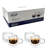Bacimi Double Wall Insulated Borosilicate Glass Espresso cups 3.5oz /100ml