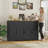 Adra 55.1'' Sideboard with 3 Drawers, Adjustable Shelves-2061560014