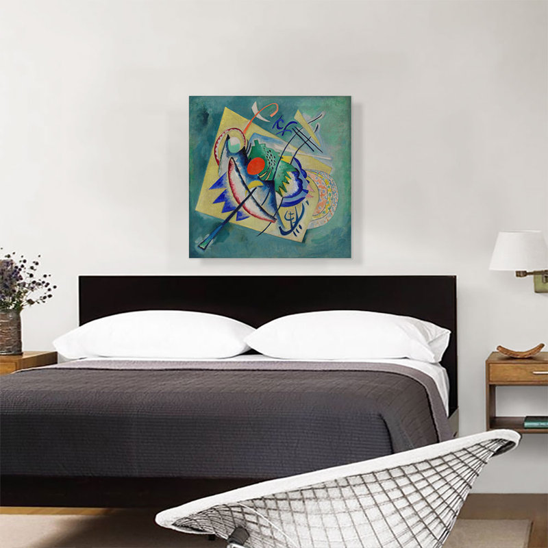 «Red Oval 1920» par Wassily Kandinsky, reproduction d'art sur toile tendue, H 26 po x l 26 po x P 0,75 po