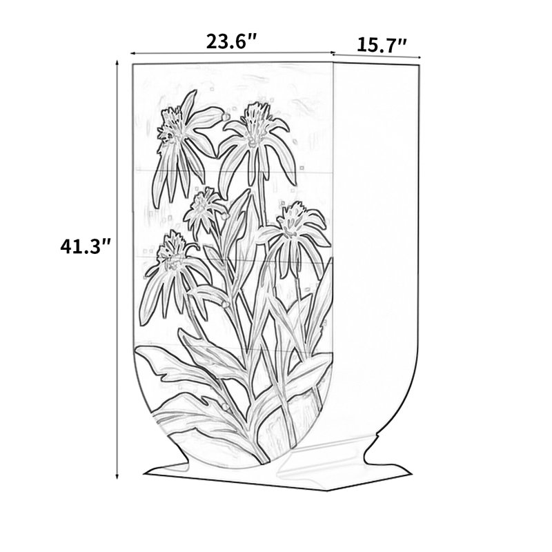 Armoire décorative de style rétro français