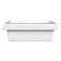 Cheviot Products 17.125'' White Vitreous China Rectangular Bathroom Sink with Overflow
