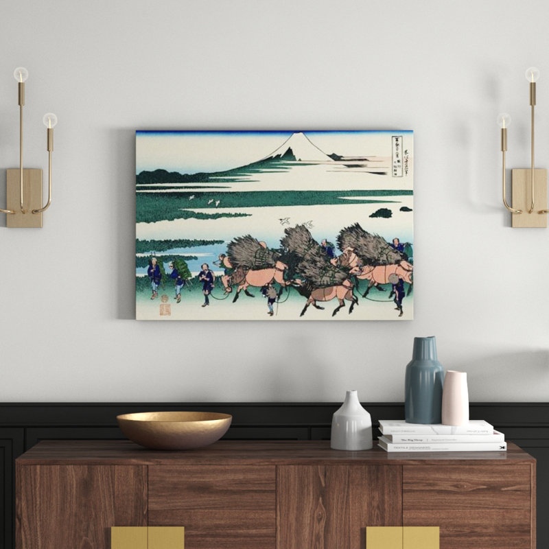 Hokusai - Wrapped Canvas Painting, 60cm H x 90cm W x 1.8cm D