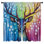Rideaux arc-en-ciel Rainbow Deer