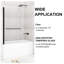 34" x 58" Pivot Tub Door-94286308