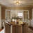 1-Light Glass Drum Flush Mount