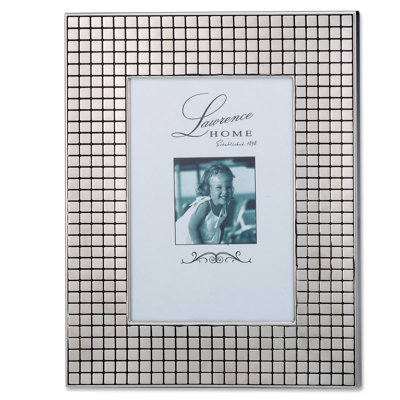 Mirrored Metal Picture Frame with Mat