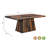 Haleh Solid Wood Dining Table-29093583