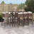 Metal Bar Set with Stools-503155701-486713637