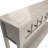 Entryway Console Table, 60" Long Sofa Table With Two Different Size Drawers And Bottom Shelf-1233390886-1233390888